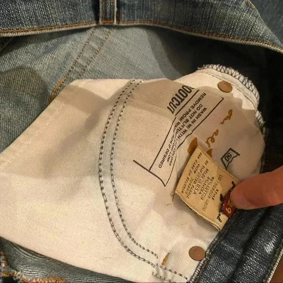 7 for all Mankind rhinestone pocket bootcut jeans - Picture 5 of 5